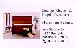 Umzge & Klavier- Flgel- Transporte